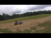 Practice laps in winning go-kart 
